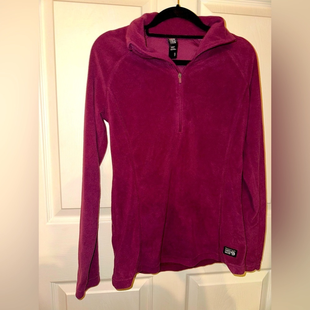 Mountain Hardwear Women's lightweight Half-Zip Fleece S Purple outdoor fall